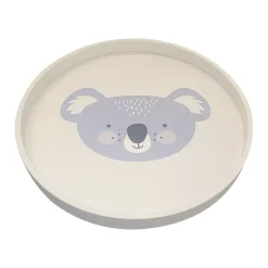 Tavolino bambini legno (D30 cm) Koala Blu