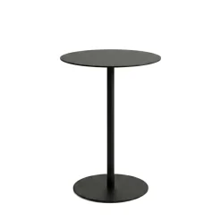 Tavolino in metallo (H53 cm) Lugani Nero