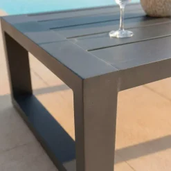 Sale Tavolino rettangolare Elba - Tavolini Da Giardino, Divani