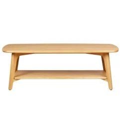 Tavolino rettangolare in rovere (120 cm) Bilbao Naturale