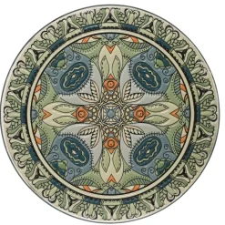 Best Tavolino rotondo in mosaico (H46 x D39 cm) Cancùn Tavolini Da Giardino, Divani