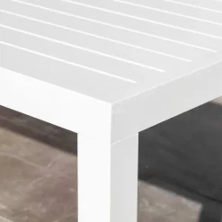 Outlet Tavolo alto in alluminio 6 posti (160 x Alt 105 cm) Murano Salotto Da Balcone|Salotto Da Giardino