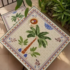 Sale Tavolo bistro quadrato pieghevole in mosaico (58 x 58 cm) Havana Salotto Da Balcone|Tavoli Da Giardino