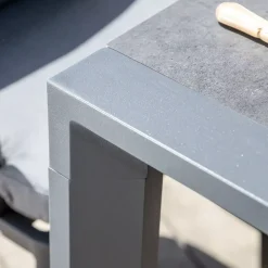 Outlet Tavolo da giardino allungabile 12 posti Alluminio Amalfi (300 x 96 cm) Grigio Salotto Da Giardino|Tavoli Da Giardino