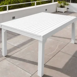 Discount Tavolo da giardino allungabile alluminio 12 posti (200/320 x 100 cm) Murano Salotto Da Giardino|Tavoli Da Giardino