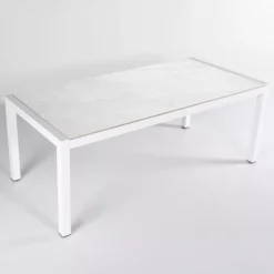 Outlet Tavolo da giardino in alluminio e ceramica 8 posti Modena Salotto Da Giardino|Tavoli Da Giardino