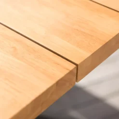 Clearance Tavolo da giardino in alluminio e legno 8 posti (200 x 100 cm) Bali Bianco Salotto Da Giardino|Tavoli Da Giardino