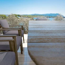 Tavolo da giardino legno teck 8 posti (260 x 100 cm) Cap Ferrat scuro Salotto Da Giardino|Tavoli Da Giardino