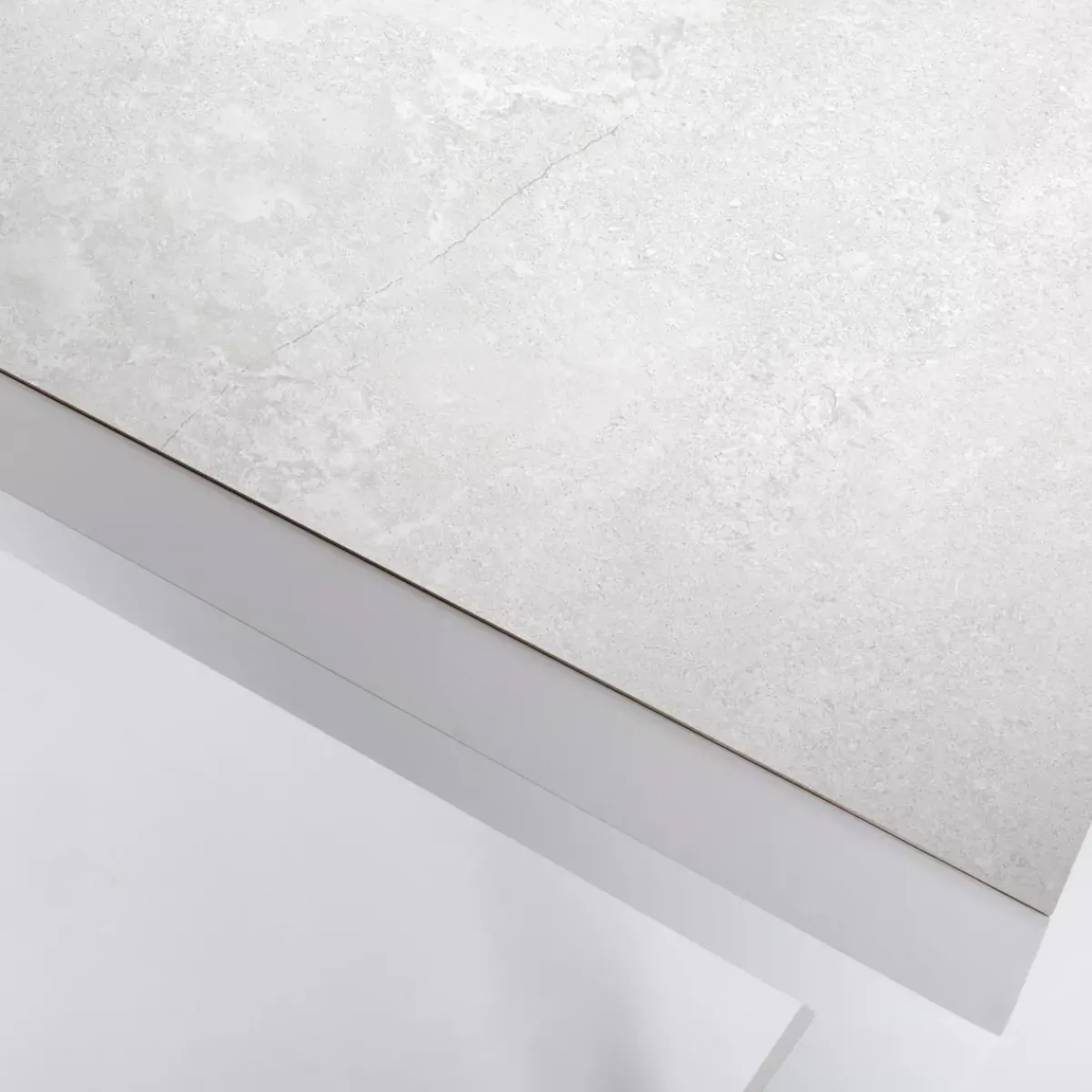 Hot Tavolo da giardino 6 posti Alluminio/Ceramica Modena (150 x 75 cm) e grigio Salotto Da Balcone|Salotto Da Giardino