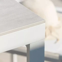 New Tavolo da giardino 8 posti allumino e ceramica Kore Bianco e Salotto Da Giardino|Tavoli Da Giardino