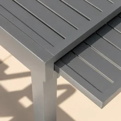 Tavolo da giardino rettangolare allungabile alluminio 10 posti (135/270 x 90 cm) Murano Grigio Salotto Da Giardino|Tavoli Da Giardino
