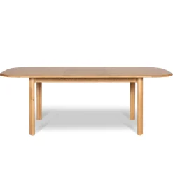Tavolo rettangolare allungabile con prolunga in rovere (160 cm) Oakland Naturale