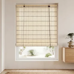 Clearance Tenda a rullo con bastoncini di bambù (120 x 180 cm) Bali Tende A Rullo