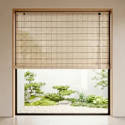 Sale Tenda a rullo con bastoncini di bambù (180 x 180 cm) Bali Tende A Rullo