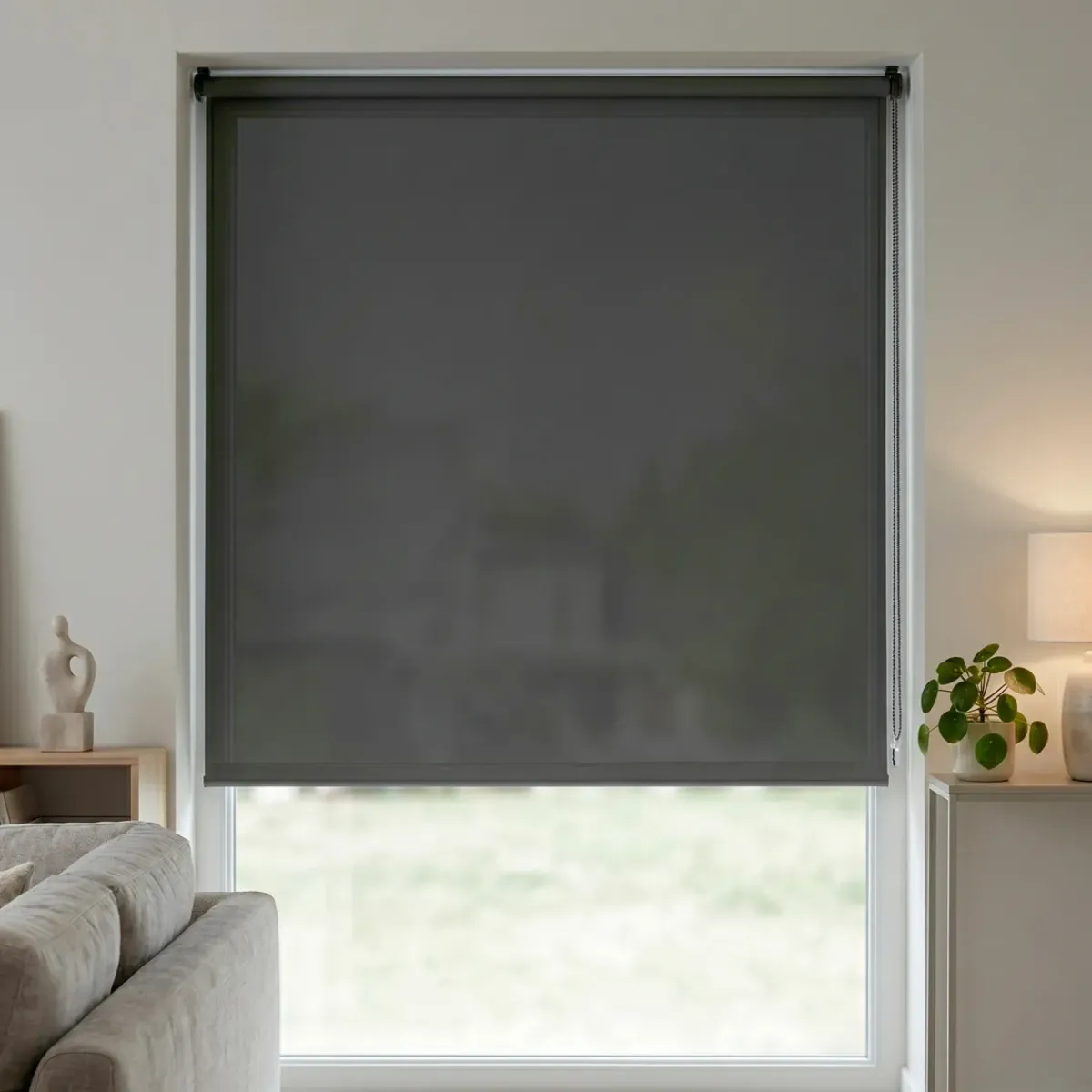 Sale Tenda a rullo filtrante (150 x 180 cm) Pure cemento Tende A Rullo