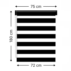 Best Tenda a rullo Giorno/Notte (75 x 180 cm) sfumato Tende A Rullo