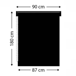 Clearance Tenda a rullo oscurante Tinta unita (90 X alt. 180 cm) Beige Tende A Rullo