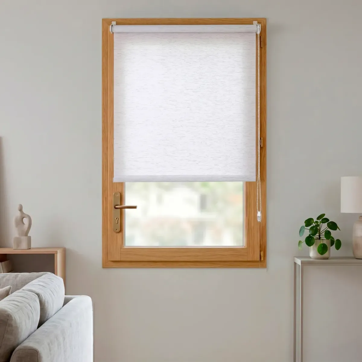 Outlet Tenda a rullo oscurante (60 x 150 cm) Pure Beige mélange Tende A Rullo