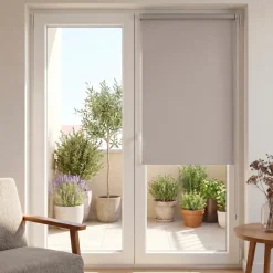 Sale Tenda a rullo oscurante (45 X H180 cm) Tinta unita Beige Tende A Rullo