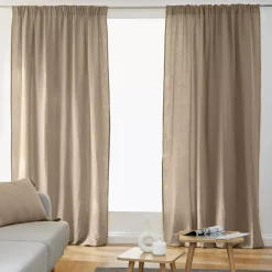 Best Tenda con passanti nascosti (140 x 240 cm) Gaïa Marrone Tende