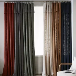 Hot Tenda cotone regolabile (140 x max 270 cm) Sixtine Grigio ardesia Tende