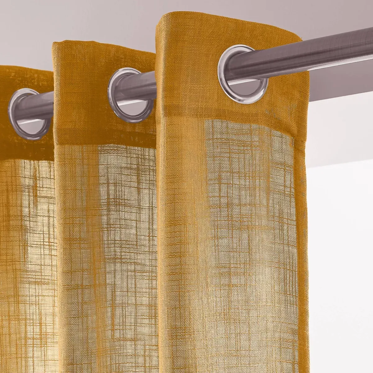 Outlet Tenda effetto lino larga (400 x 240 cm) Robin Tende Trasparenti