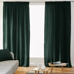 Best Tenda garza di cotone con passanti nascosti (140 x 240 cm) Gaïa Tende