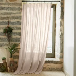 Clearance Tenda garza di cotone regolabile (140 x max 300 cm) Gaïa pampa Tende