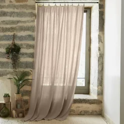 Online Tenda garza di cotone regolabile (180 x max 300 cm) Gaïa Marrone Tende