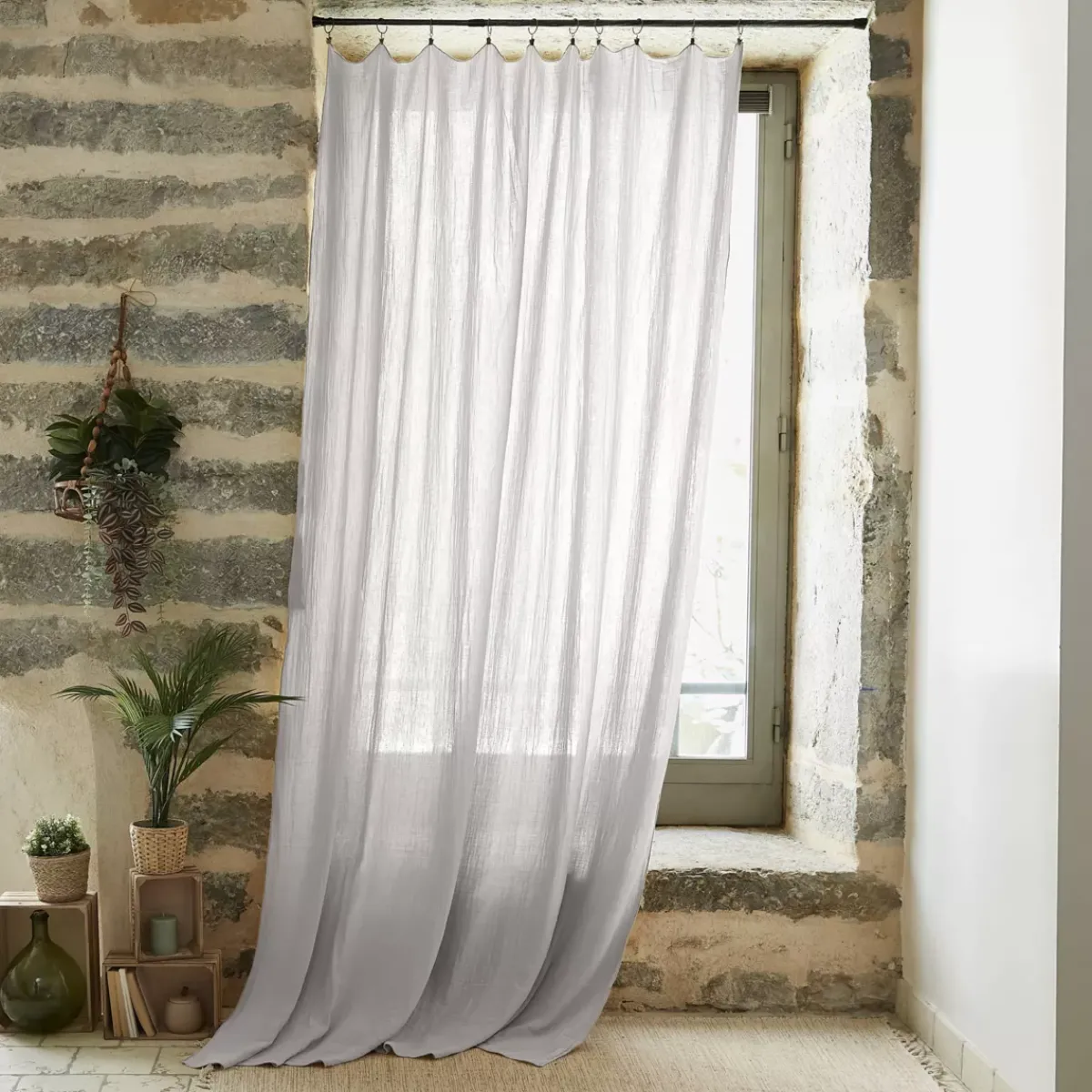 New Tenda garza di cotone regolabile (140 x max 300 cm) Gaïa Tende