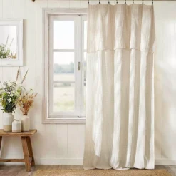 Tenda garza di cotone regolabile Gaïa vichy Beige Tende
