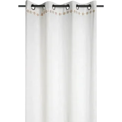 Tenda in cotone ricamato (140 x 260 cm) Camille Tende