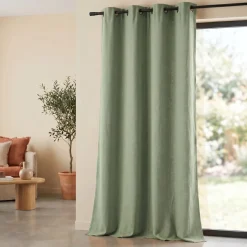 Tenda in cotone tessuto (140 x 260 cm) Monaco Tende