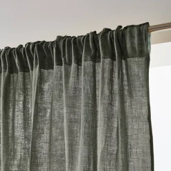 Tenda in garza di cotone a passanti nascosti (140 x 240 cm) Gaïa Tende