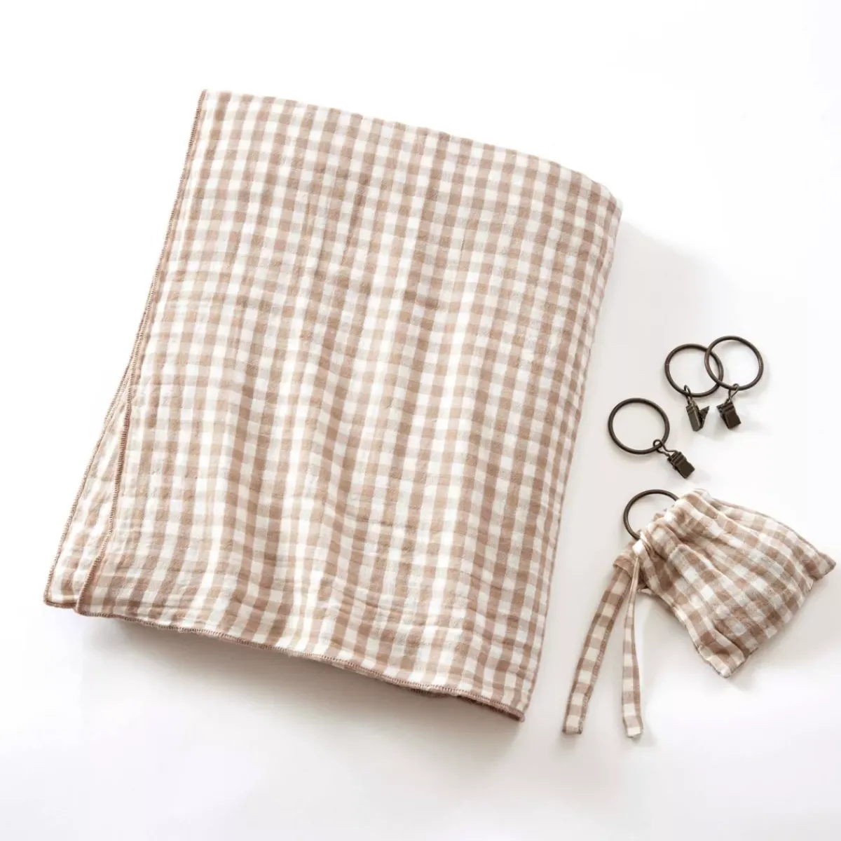Sale Tenda in garza di cotone regolabile (140 x max 180 cm) Gaïa Tende