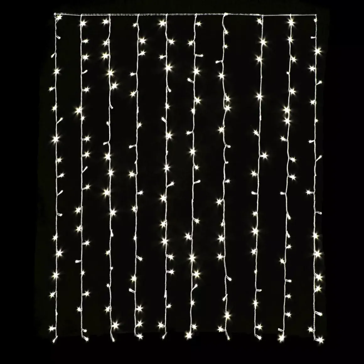 Tenda luminosa Alt. 1,50 m L2,25 m Super chaser Bianco caldo 240 LED