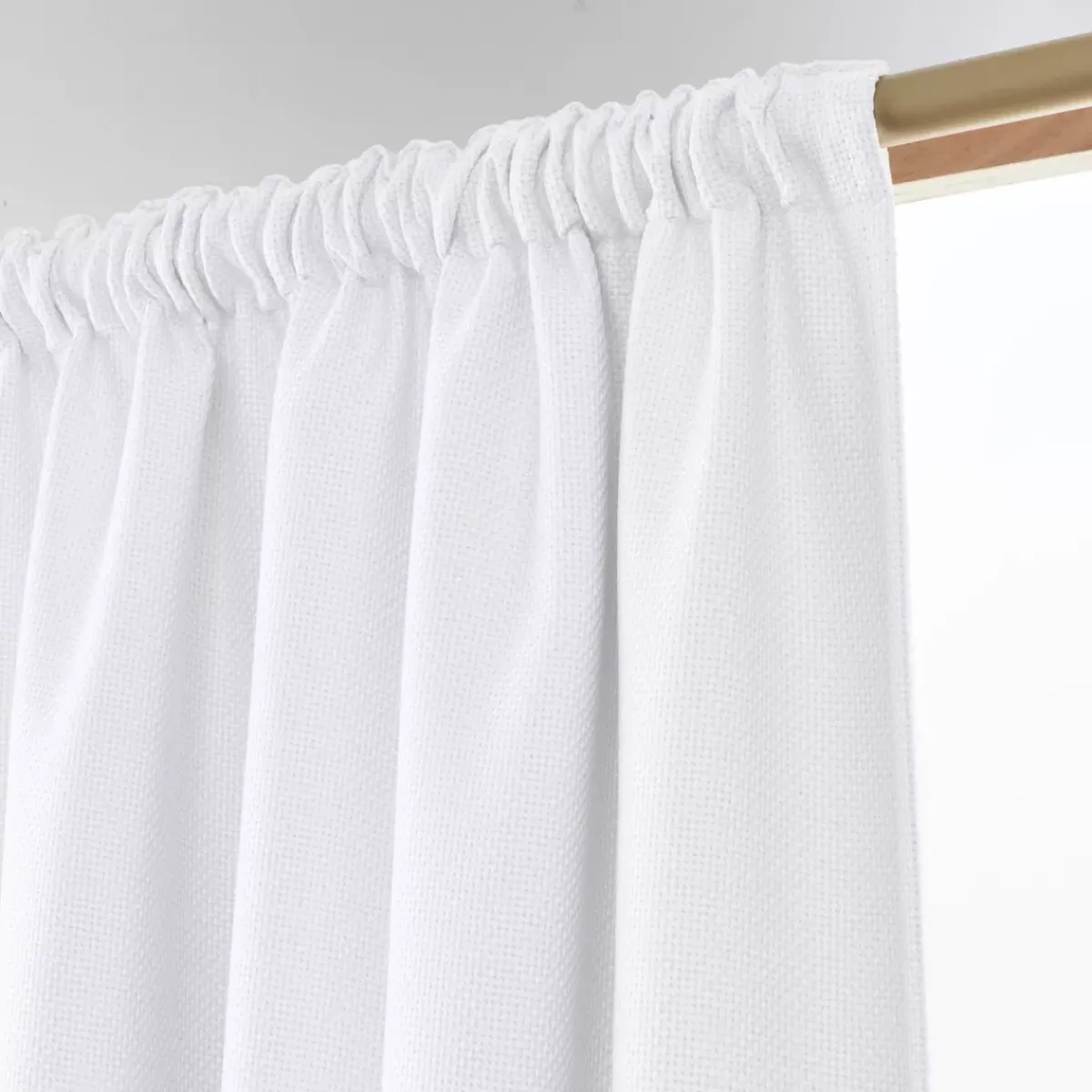Clearance Tenda oscurante termica con passanti nascosti (140 x 240 cm) Alba perla Tende