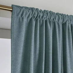 Discount Tenda oscurante termica con passanti nascosti Minuit Grigio blu Tende