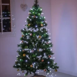 Tenda per albero Flashing light Alt. 2,10 m Bianco freddo 672 LED