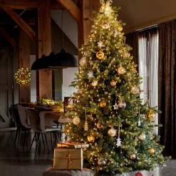 Tenda per albero Flashing light Alt. 2,10 m Bianco caldo 672 LED