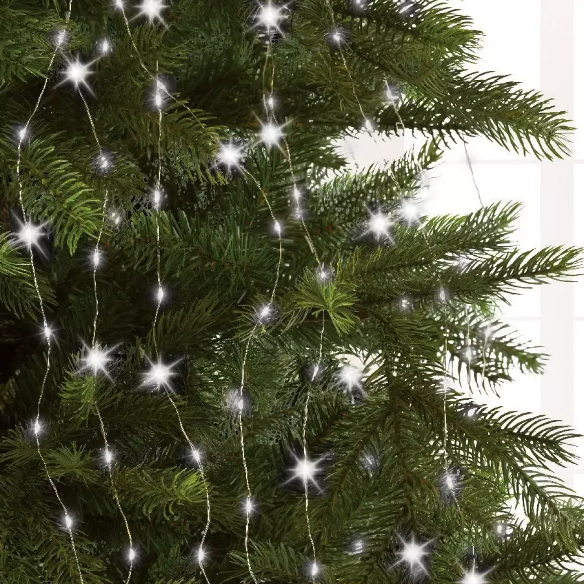 Tenda per albero Flashing light Alt. 1,80 m Bianco freddo 408 LED