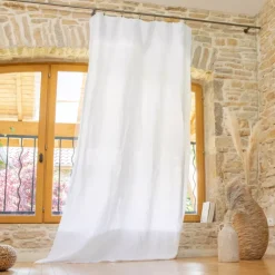 Hot Tenda regolabile lino lavato (140 x max 270 cm) Louise Tende