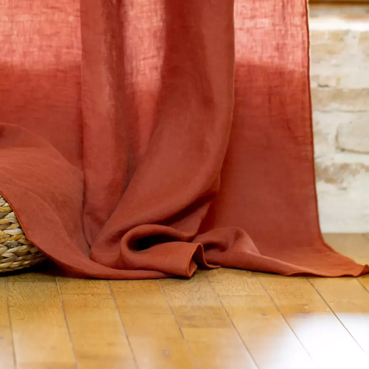 Online Tenda regolabile lino lavato (140 x max 270 cm) Louise Tende