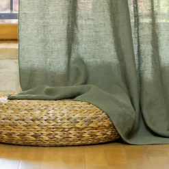 Outlet Tenda regolabile lino lavato (140 x max 270 cm) Louise Tende