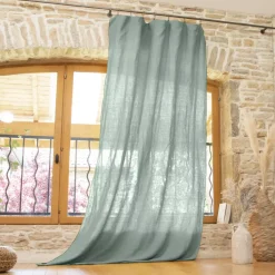 Discount Tenda regolabile lino lavato (140 x max 270 cm) Louise Tende
