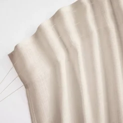 Clearance Tenda trasparente con effetto lino e passanti nascosti Robin Tende Trasparenti