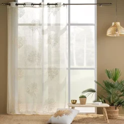 Best Tenda trasparente con occhielli (140 x 240 cm) Lotus Tende Trasparenti