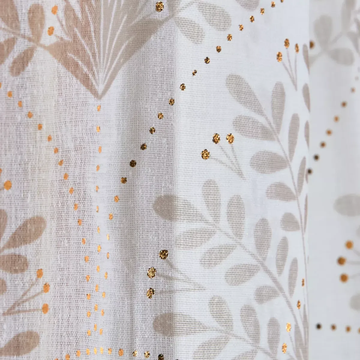 Discount Tenda trasparente con occhielli (140 x 240 cm) Majestia Beige Tende Trasparenti