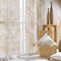 Clearance Tenda trasparente con occhielli (140 x 240 cm) Dune Tende Trasparenti
