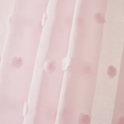 Online Tenda trasparente con occhielli pon pon (140 x 240 cm) Emie Rose Tende Trasparenti